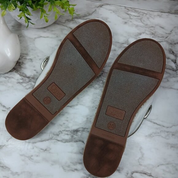 CIRCUS by Sam Edelman Women's Pineapple Palm tree Embroidery Espadrille Mules 10 - Picture 11 of 11